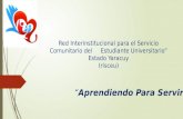 RISCEU Red Interinstitucional para el Servicio Comunitario del Estudiante Universitario