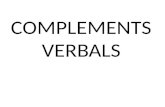 Complements verbals