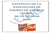 Estatuto 2014 de la I.E.2028 - Cerro Candela SMP