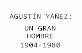 Presentación sobre la vida de Agustín Yáñez