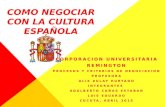 Como negociar con la cultura española