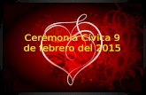 CEREMONIA 9 DE FEBRERO 2015 E.S.T. No. 1 "MIGUEL LERDO DE TEJADA"