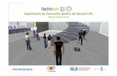 SecondLife y Entornos 3D de Aprendizaje