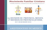 Informe 6a Reunión de Provincia México