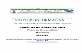 Sintesis informativa 030111
