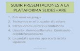 Subir presentaciones a la plataforma slideshare