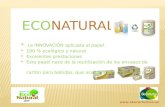 EcoNatural - Papel 100 % natural y ecológico - EcoRevolucion