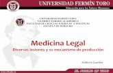 Presentacion ppt de medicina legal sobre las lesiones