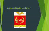 Organització política a Roma