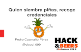 Quien siembra piñas, recoge credenciales H&B Huesca