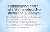 Comparación entre  el sistema educativo mexicano y jápones