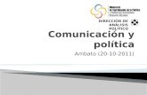 Comunicaci+¦n y pol+¡tica (mcp)