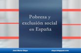 Pobreza y exclusión social en españa.