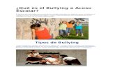 Qué es el bullying o acoso escolar