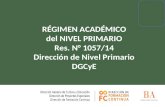 Regimen Academico-Primaria 2014