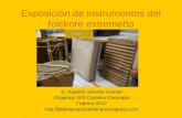 Exposición de instrumentos del folckore extremeño