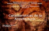 Caracteristicas Arquitectonicas
