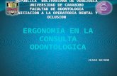 Ergonomia en la consulta odontologica