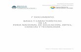 Documento  1   bases y caracterã-sticas de la feria nacional de eduaciã³n, artes, ciencias y tecnologã-a