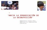Desnutricion En America Latina  E.F.
