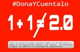 Campaña de donación de sangre #DonaYCuentalo, o cómo diseñar campañas 2.0 con recursos 1.0 y no morir en el intento