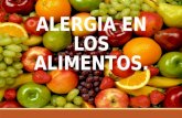 Alergia en los alimentos