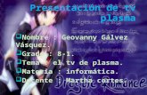 Presentacion de tv plasma geo