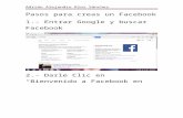 Pasos para creas un facebook