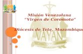 Informe Especial:  Misión venezolana en la Diócesis de Tete