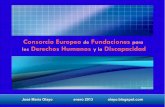 Consorcio europeo de fundaciones de personas con discapacidad.