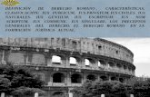 Tema I Derecho Romano (Instituciones y Obligaciones)