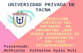 Protección jurídica del software en argentina. experiencia del caso estadounidense