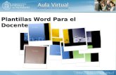 PresentacióN De Plantilla Word   Aula Virtual