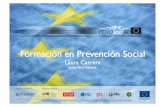 Formación en Prevención Social / Laura Carrera (EUROsociAL)