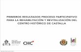Presentació resultats diagnòstic del procés participatiu per a la rehabilitació i revitalització del Centre històric de Castalla