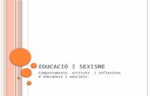 Educació i sexisme formació la esencia