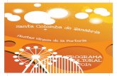 Programa Semana Cultural 2014 Santa Colomba de Sanabria