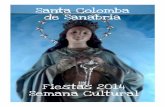 Revista de las fiestas de Santa Colomba 2014
