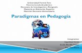 paradigmas en pedagogía