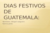 Dias festivos de guatemala