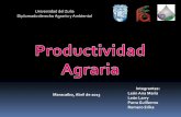 Exposición Productividad Agraria: Equipo N° 5. Cohorte I - 2013