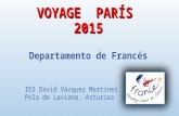 Voyage parís 2015