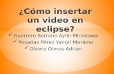 Cómo insertar un video en eclipse