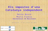 Els impostos d'una catalunya independentnou