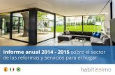 3º Informe anual obras, reformas y servicios de hogar Habitissimo