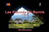 Las Fuentes de Bernia (Alicante).