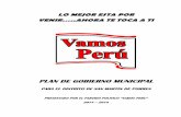 PLAN DE GOBIERNO MUNICIPAL SAN MARTÍN DE PORRES - VAMOS PERÚ