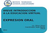 Educacion virtual   expresion oral