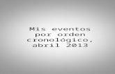 Eventos abril 2013