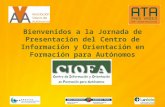 CIOFA - Jornada presentación